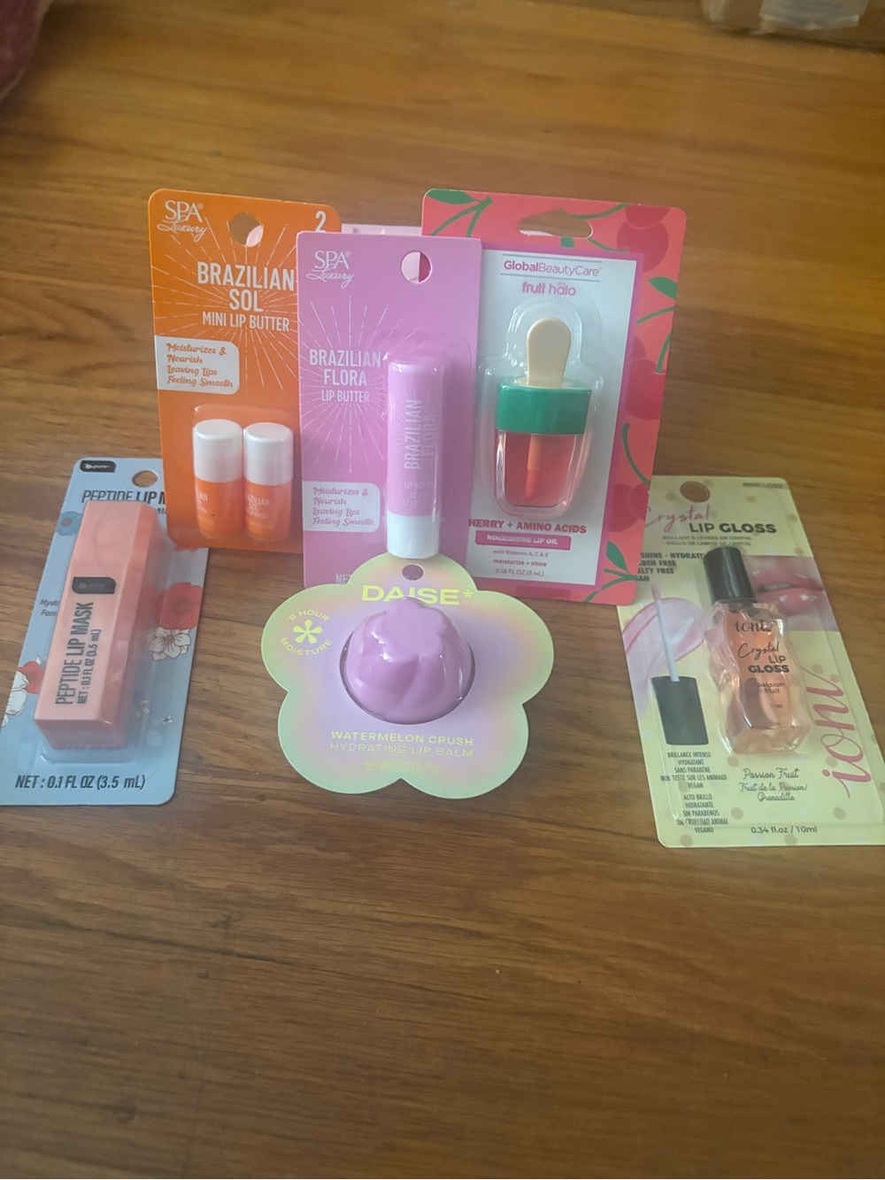 Watermelon Crush Hydrating Lip Balm - Pink beauty set with tote